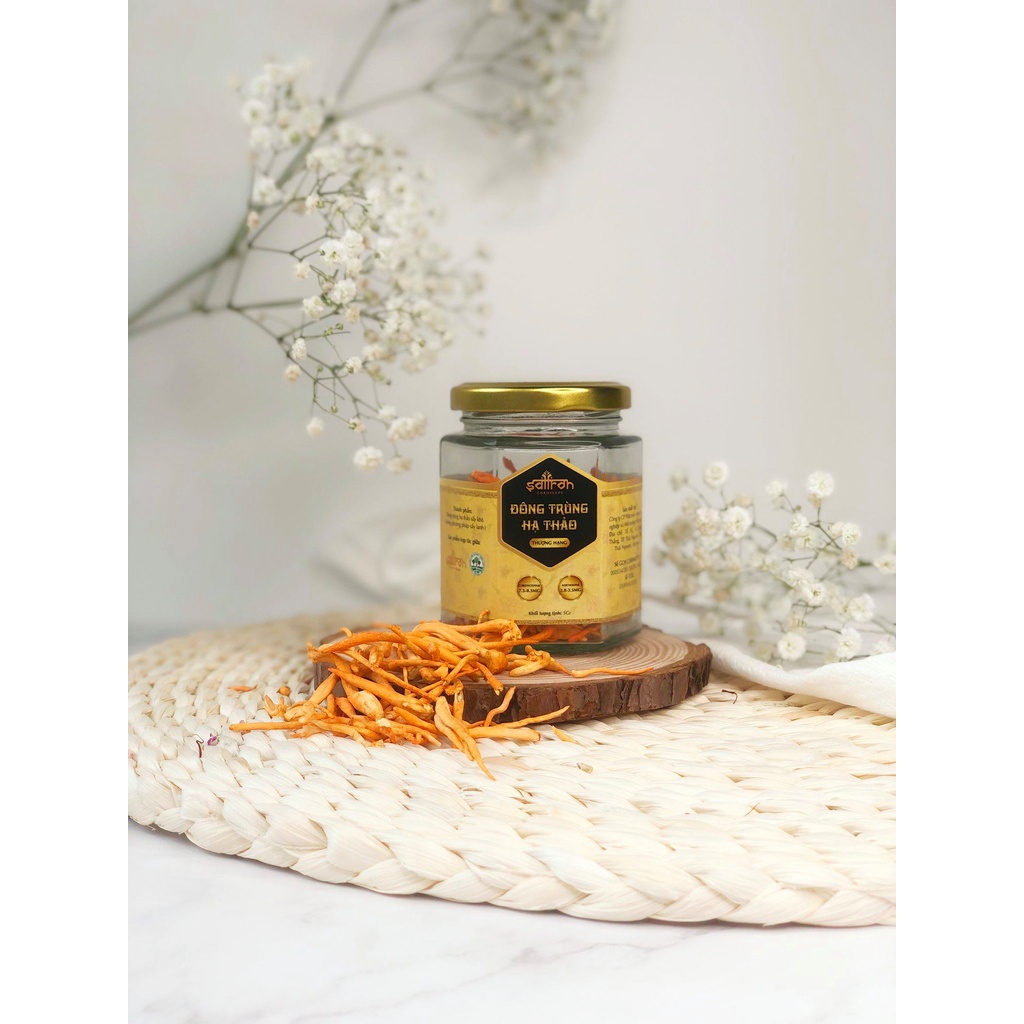 Đông trùng hạ thảo sấy thăng hoa Saffron Việt Nam