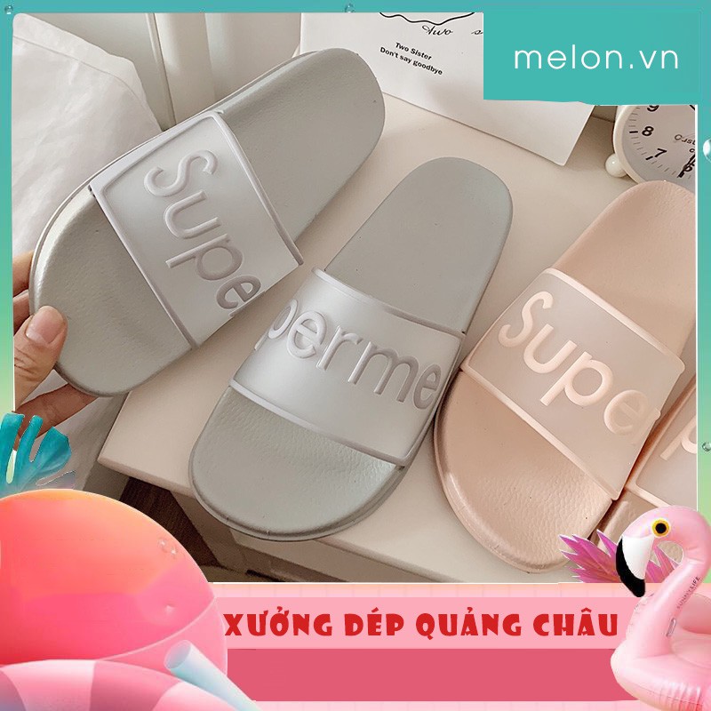 [CÓ SẴN] DÉP LÊ NAM NỮ CHỐNG TRƠN TRƯỢT SUPREME BASIC PASTEL