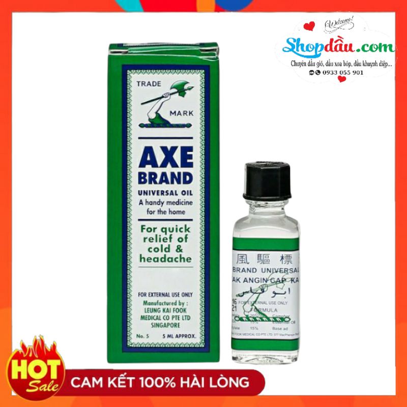 Dầu gió trắng cây búa Singapore