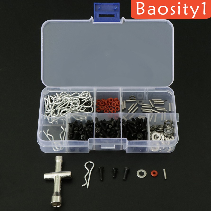 HSP RC Hộp 270 Ốc Vít Đầu Tròn Cho Xe Điều Khiển Từ Xa Cỡ 1 / 10