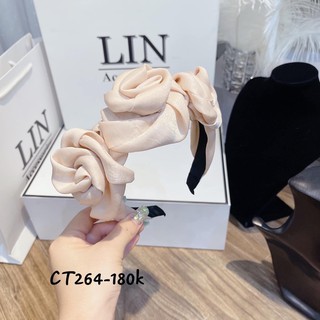 BỜM TÓC HOA HỒNG LỤA CAO CẤP [HÀNG ĐẸP]