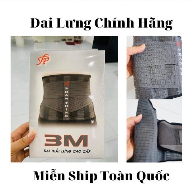 Đai Lưng 3M ️Hỗ Trợ Cột Sống - Chống Thoát Vị Đĩa Đệm Hàng Chính Hãng 3 Lớp Dày Dặn, Chắc Chắn
