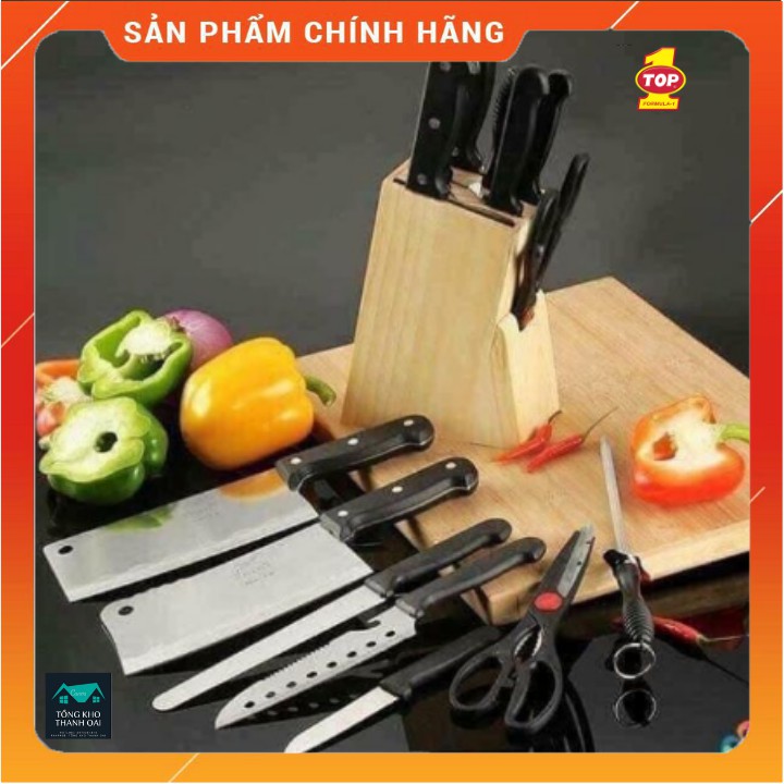 Set dao inox nhà bếp 8 chi tiết