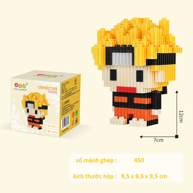 Lego Naruto Bộ Đồ Chơi Lắp Ráp Các Nhân Vật Anime Naruto Chất Liệu Nhựa An Toàn annhienstore