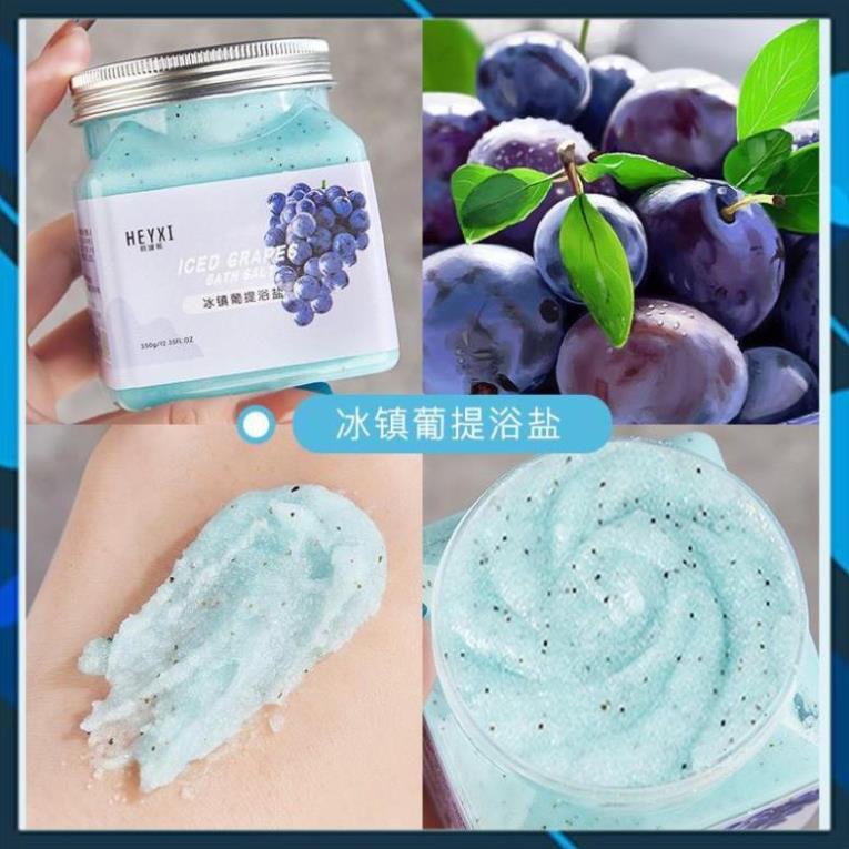 Muối tắm tẩy tế bào da chết sạch mịn giúp da trắng sáng hoa quả heyxi | BigBuy360 - bigbuy360.vn