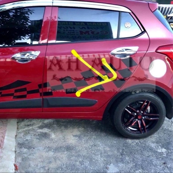 Cua Lốp Hyundai I10 Mẫu Thể Thao Chống Xước Và Chống Va Quẹt Xe
