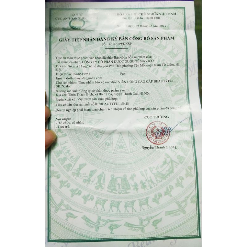 Viên uống cao cấp Beautiful skin