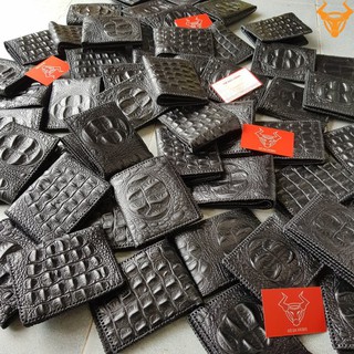 Ví Da Bò Dập Vân Cá Sấu BVCS01