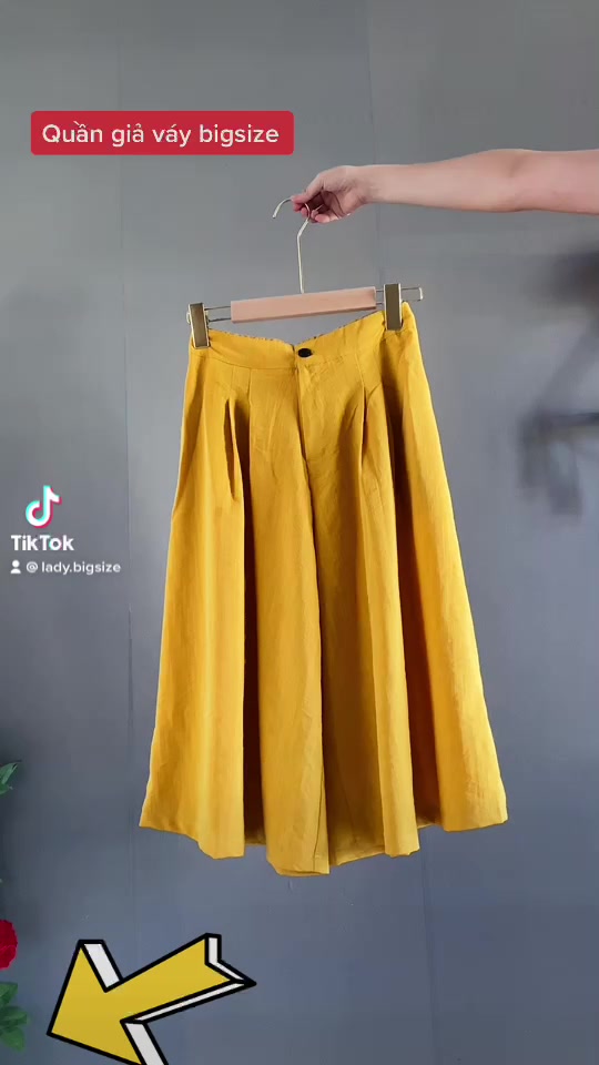 Quần ống rộng giả váy lửng _ Quần váy nữ công sở thiết kế trẻ trung QV39 _ LADY | BigBuy360 - bigbuy360.vn