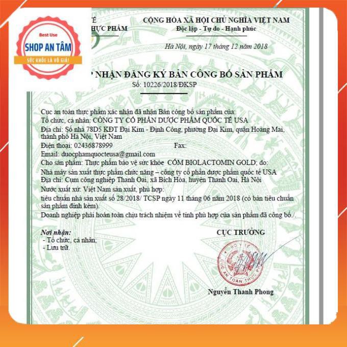 (Chính Hãng) Men Tiêu Hóa BIOLACTOMIN GOLD - sản phẩm mới được nghiên cứu, bổ sung thêm nhiều vi chất cần thiết | BigBuy360 - bigbuy360.vn