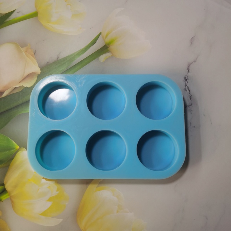 Khuôn Silicon Làm Giá Đỡ Điện Thoại Bằng Epoxy Hình Tròn Tráng Gương Độc Đáo Diy