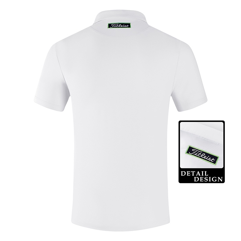 Tit. Golf nam tay ngắn áo thun thể thao ngoài trời mùa hè Áo gôn có độ đàn hồi cao thoáng khí khô nhanh POLO Top