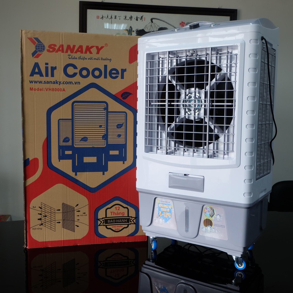 Quạt hơi nước điều hòa không khí Sanaky VH-8000A 8000m3/h 280W