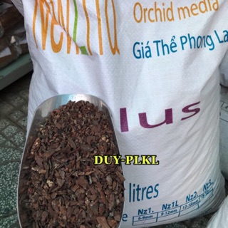 Vỏ Thông Trồng Lan - VỎ THÔNG NEWZITA PLUS SIZE 6-9mm [ HÀNG ĐẸP ] - giá thể trồng lan - 1ký.