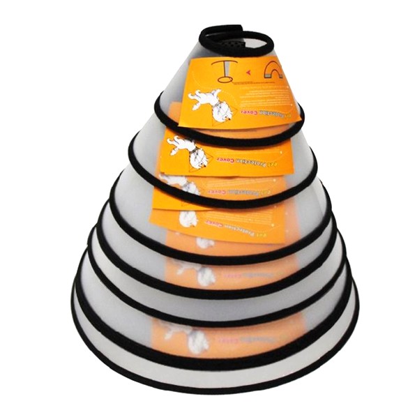 Vòng cổ bảo vệ làm thoải mái cho thú cưng