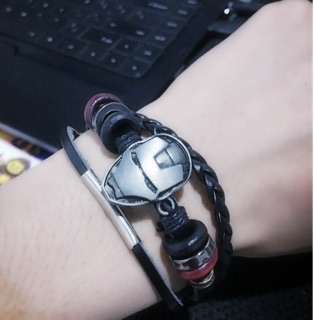 Vòng Dây Da Handmade HM156