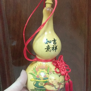 Quả bầu hồ lô cầu con, quả đã phơi khô