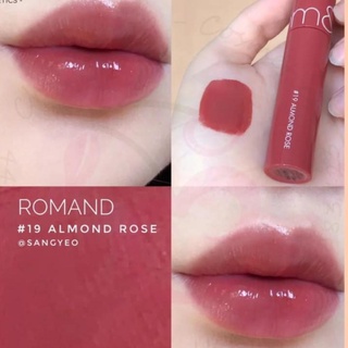 Son Romand Juicy Lasting Tint màu 19 - Hoa hồng khô pha hạnh nhân