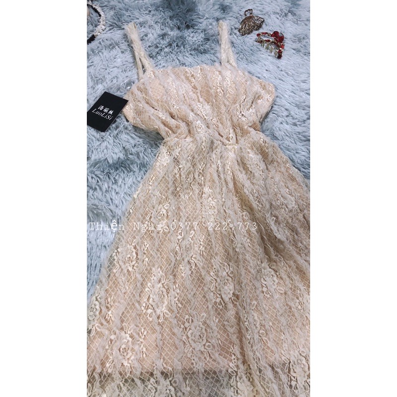 Đầm Nude Ren Sang chảnh - DĐ1M1