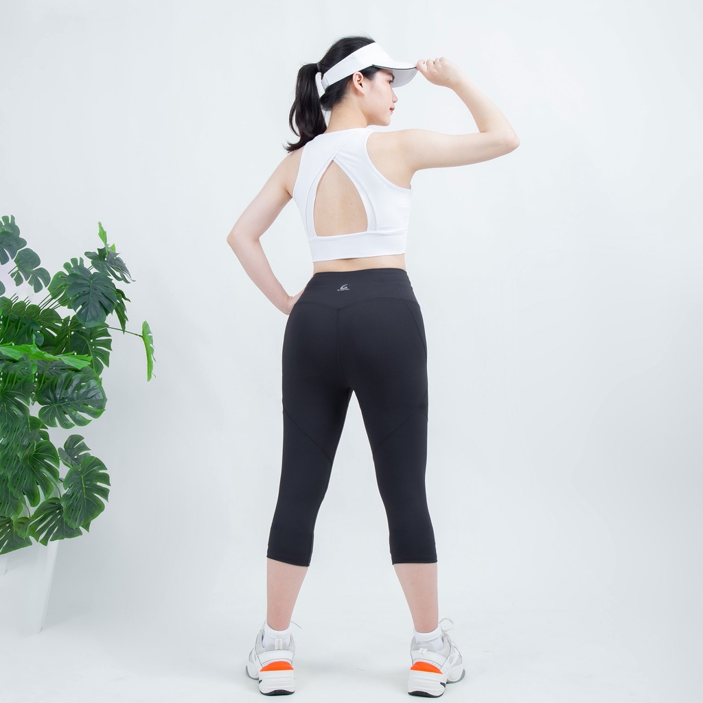 Bộ đồ thể thao Gladimax BG08 quần S-Leggings &amp; áo Bra Lotus chất thun cao cấp co giãn 4 chiều mặc đi tập, đi chơi