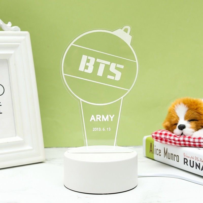 Đèn Trang Trí Hình Nhóm Nhạc Kpop Bts Army Bomb