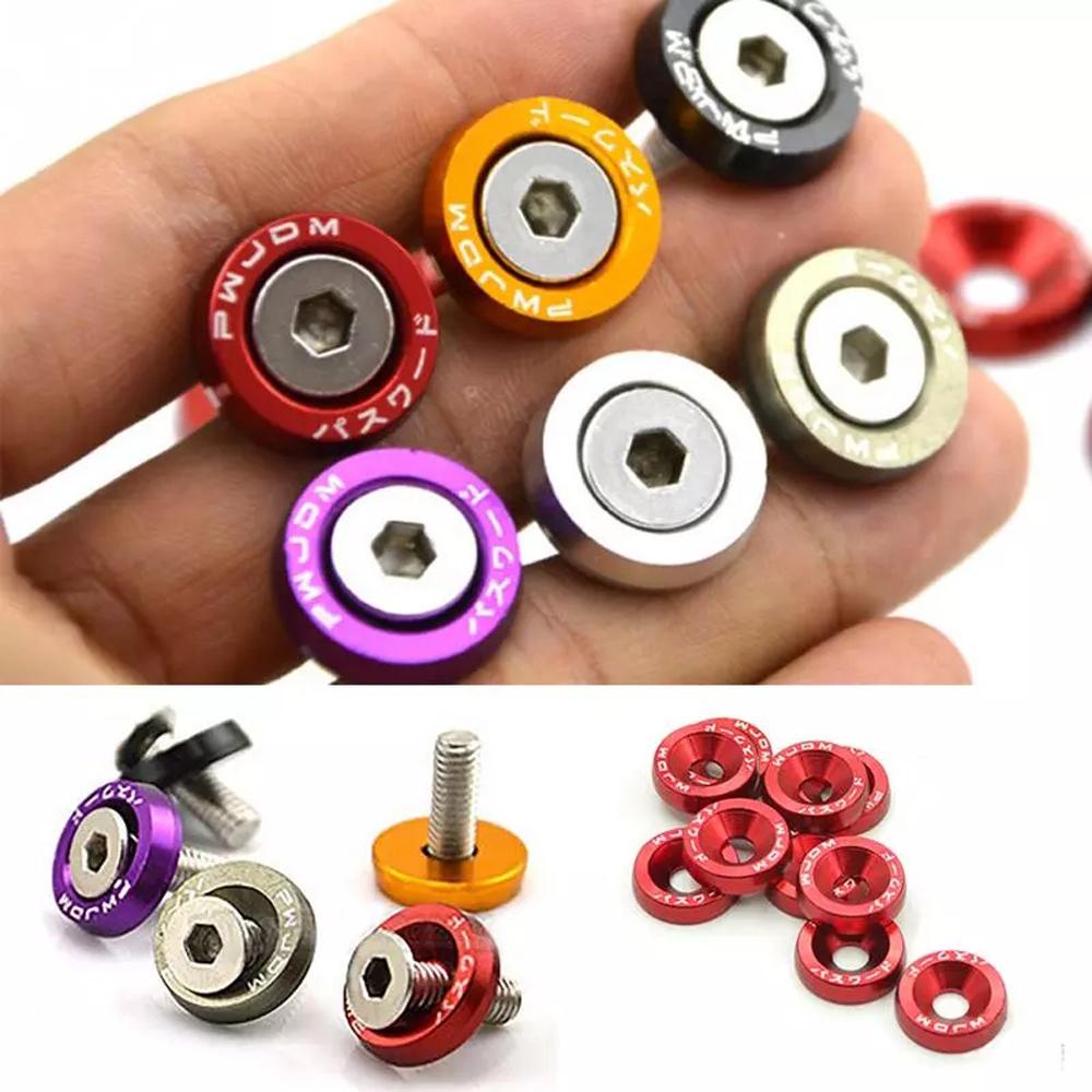 FENDER Bu Lông M6 Bằng Nhôm Sành Điệu Cho Xe Hơi