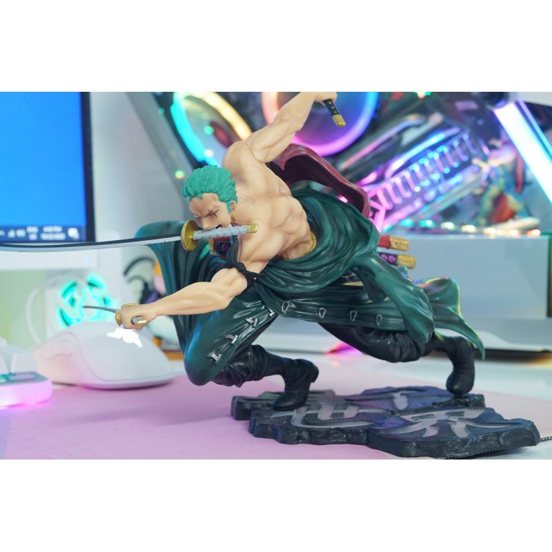 MÔ HÌNH ZORO MÚA KIẾM 20CM Chopper Gaming Gear