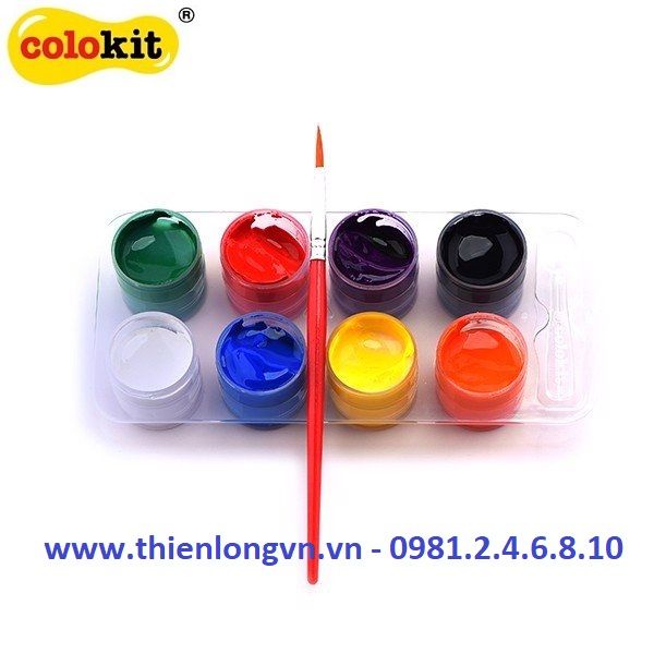 Màu nước Thiên Long 8 màu Colokit WACO-C06