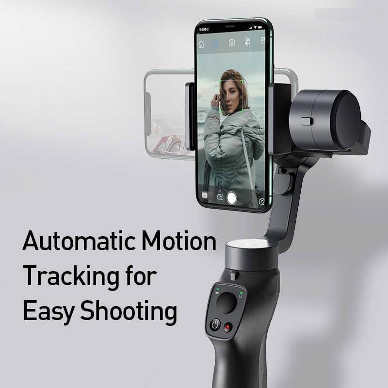 Tay cầm chống rung đa năng Baseus Gimbal Stabilizer 3-Axis Handheld , w/Focus, Pull &amp; Zoom - Nhất Tín Computer