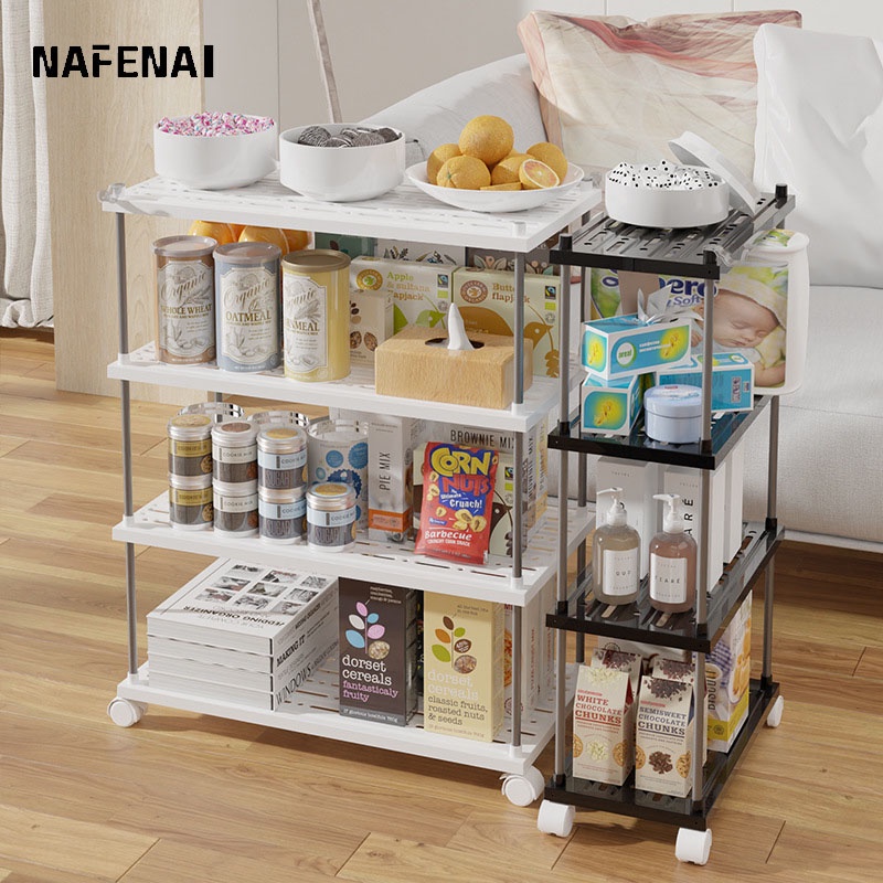 Kệ để đồ NA FEN AI nhiều tầng có thể di chuyển dùng trong phòng khách