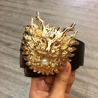 Thắt lưng năm mặt rồng ngậm ngọc