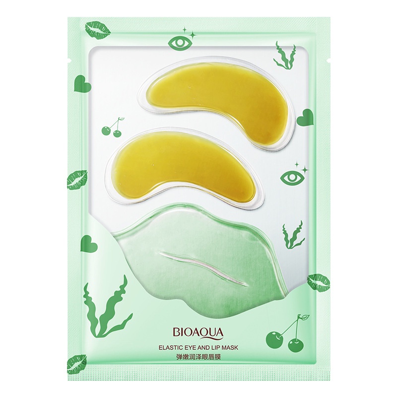 Combo mặt nạ BIOAQUA dưỡng MÔI MẮT Chống Lão Hóa Giảm Nhăn Giảm Thâm nội địa Trung