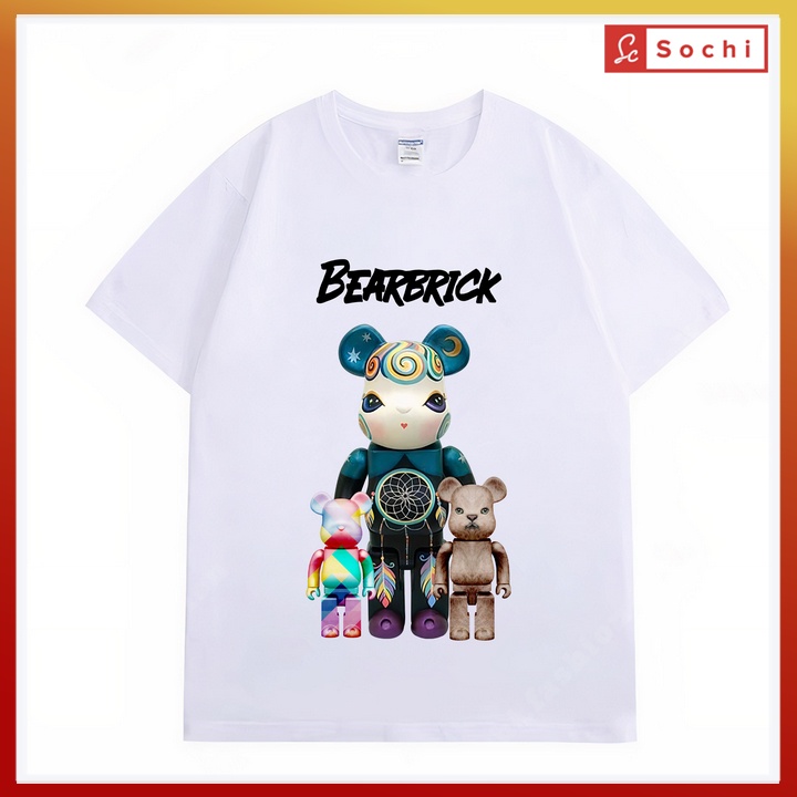 Áo cộc tay nam nữ Gấu Brick phong cách Hàn Quốc thời trang cao cấp CZ643