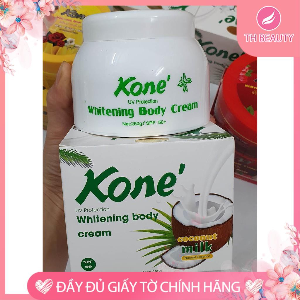 [Thật 100%] Kem Body Kone trắng da chiết xuất Collagen, sữa dừa