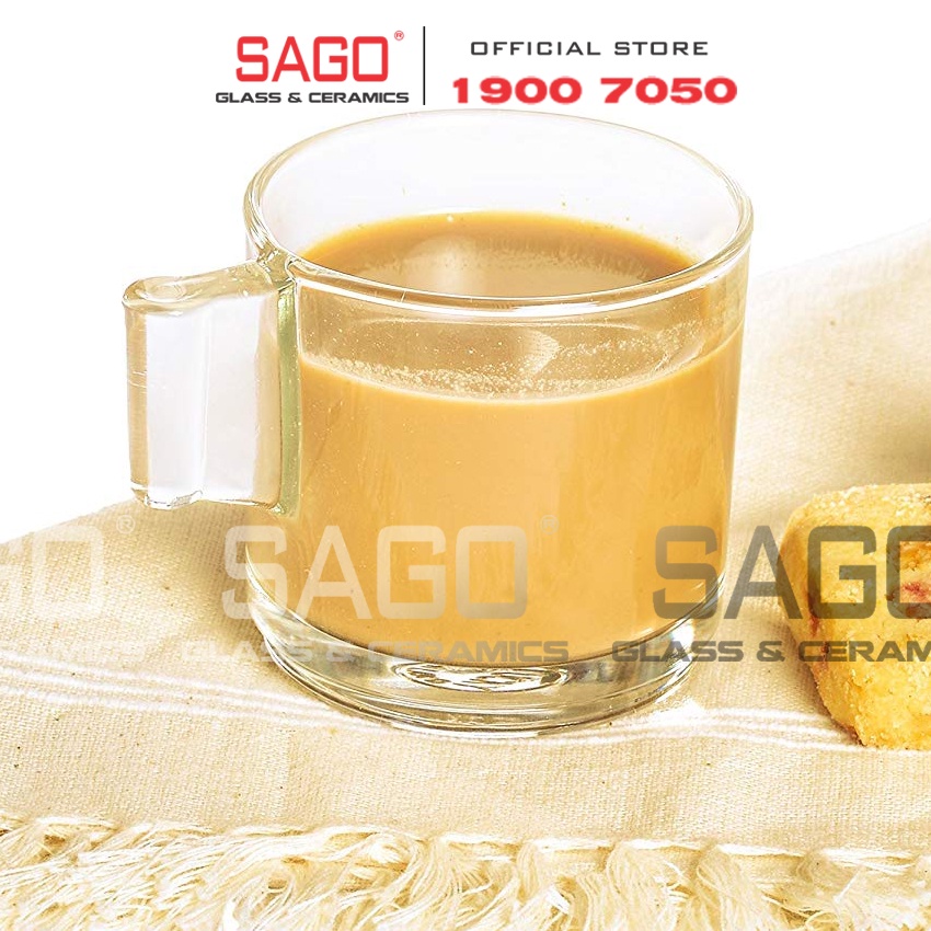 Bộ Tách Thủy Tinh Cafe Nóng 82ml | LUK-304903(49)
