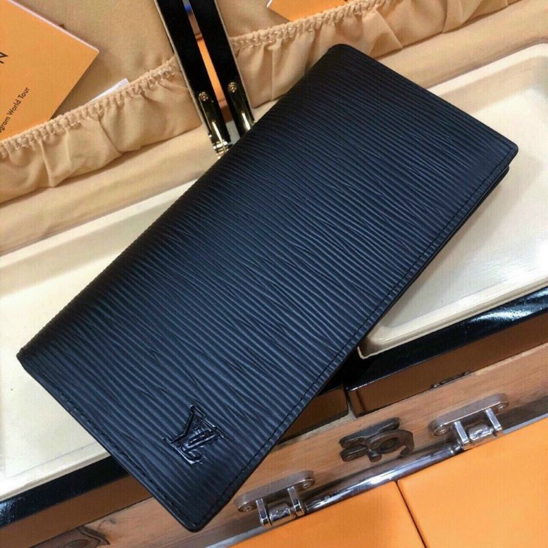 Ví nam lv dài da thật 6 màu logo sắc nét fullbox