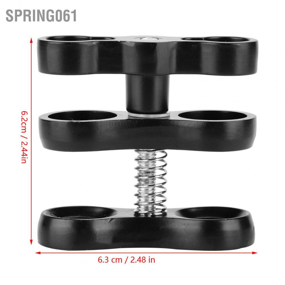 [Hàng Sẵn] Hợp kim nhôm Mini Butterfly Ball Clip Diving Lights Kẹp bộ điều hợp gắn cho Gopro【Spring061】