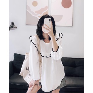 [AP001] ÁO SƠ MI KIỂU CÁCH // 1 màu trắng //