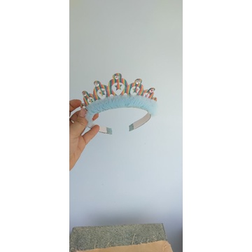 Bờm cài tóc vương miệng đính hạt phối ren lưới cho bé gái thêm xinh xắn , hình thật shop tự chụp