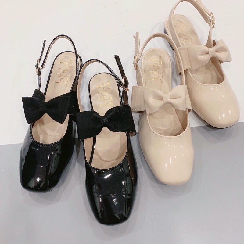 Giày bệt nơ quai cài | BigBuy360 - bigbuy360.vn