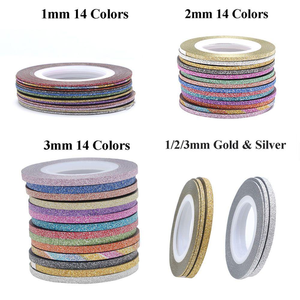 Hecceh 14|Set Dây Kim Tuyến Nhiều Màu Đính Móng Nghệ Thuật