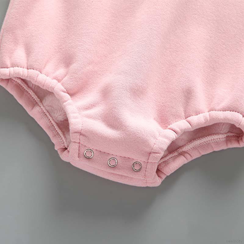 Bodysuit tay dài thiết kế có nón trùm kiểu tai động vật hoạt hình