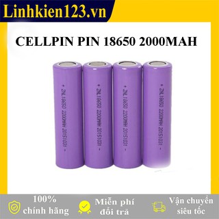 CELLPIN PIN 18650 2000MAH HÀNG NHẬP KHẨU CHUẨN DUNG LƯỢNG