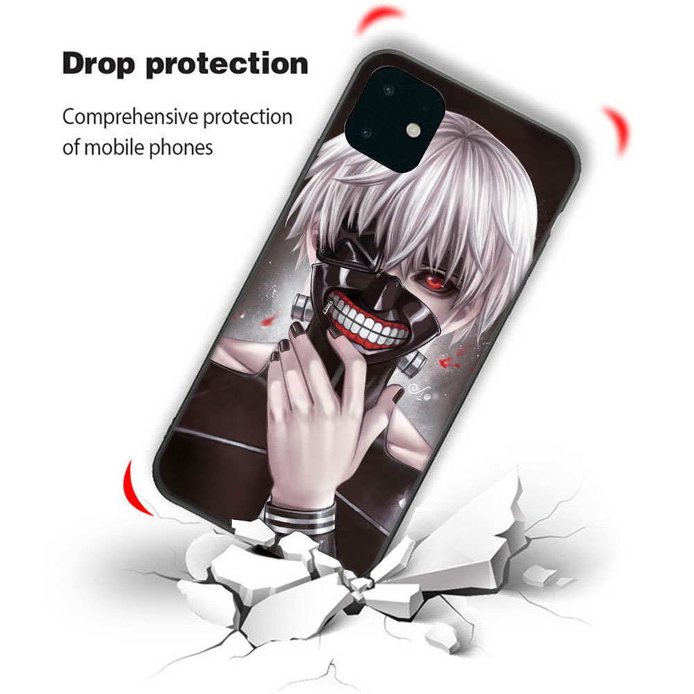 Ốp Điện Thoại Silicon Mềm Họa Tiết Anime Tokyo Ghoul Kaneki Ken Cho Iphone 11 Pro Max 12 Pro Max Mini Se 2020