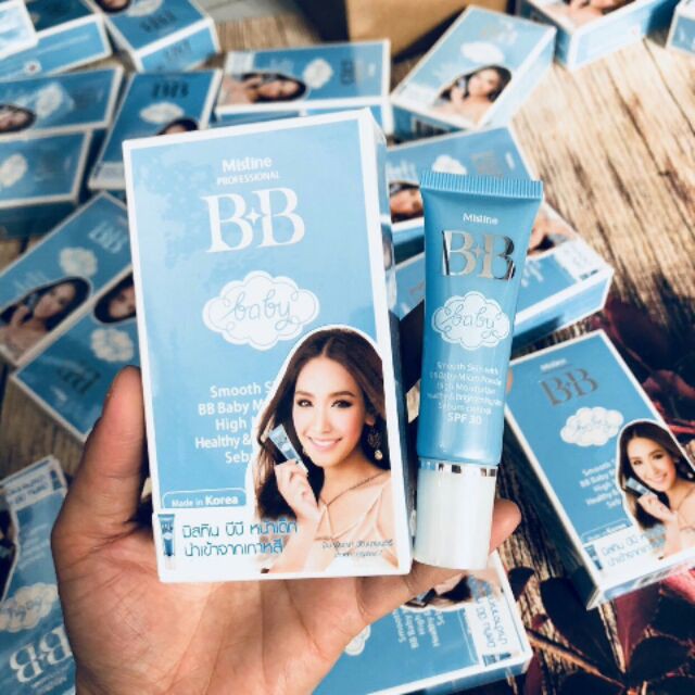 Kem nền Mistine BB Baby Face Cream Thái Lan 15ml (Tone tự nhiên)