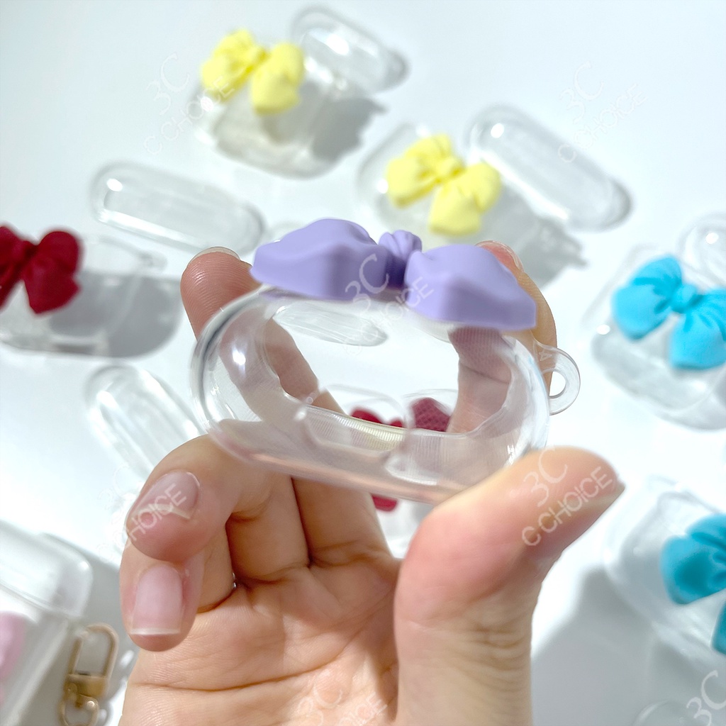 Vỏ bảo vệ hộp sạc tai nghe Earpods 4 2021 Gen 1/2 DIY bằng silicon họa tiết cô gái phong cách Hàn Quốc kèm móc khóa ngọc trai thời trang