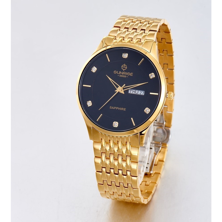 Đồng Hồ Nam SUNRISE Kính Sapphire