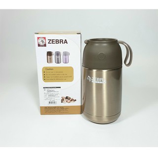 Camem Giữ Nhiệt Ủ Cháo Cao Cấp Inox Zebra Thái Lan có Quai Xách 650ml 123006