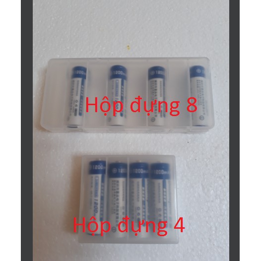 Hộp đựng pin AA, AAA nhựa an toàn cho sức khỏe