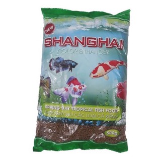 Thức ăn cho cá shanghai 500g - thức ăn cá cảnh